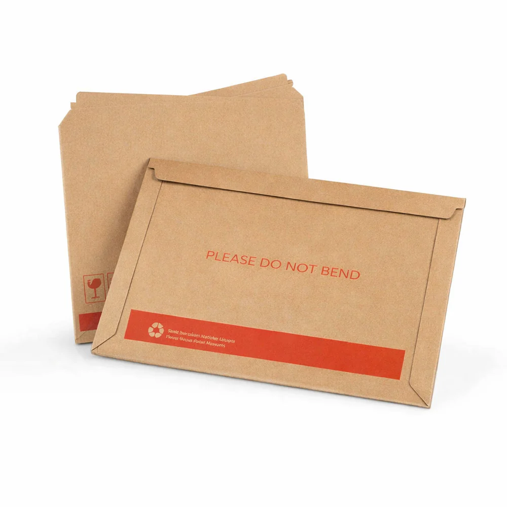 Wholesale A3 A4 A5 Brown Kraft Rigid Cardboard Shipping Mailer